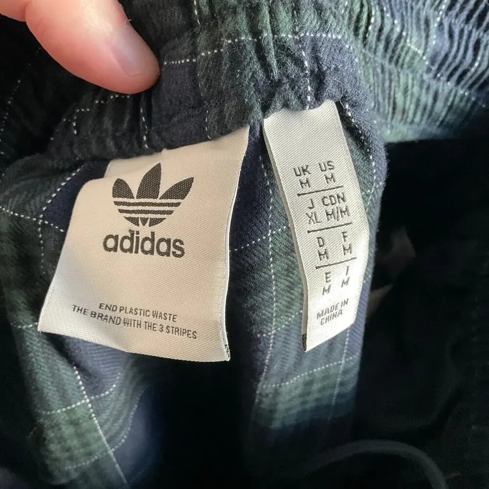 Adidas Men’s 50th Anniversary‎ Baggy Flannel Lounge Streetwear Pants - Medium